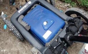 Moneda centenario en georadar quantum