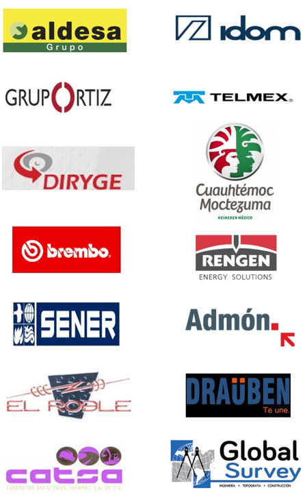 Logotipos de clientes de Investigaciones Subterráneas 2
